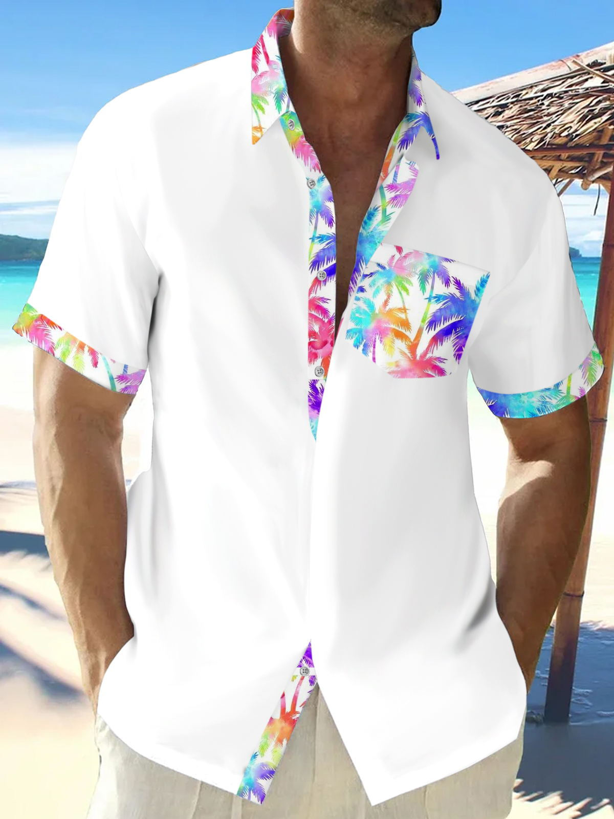 Street Fashion Walking - New Hawaii Spring/Summer Fashion Leisure Street