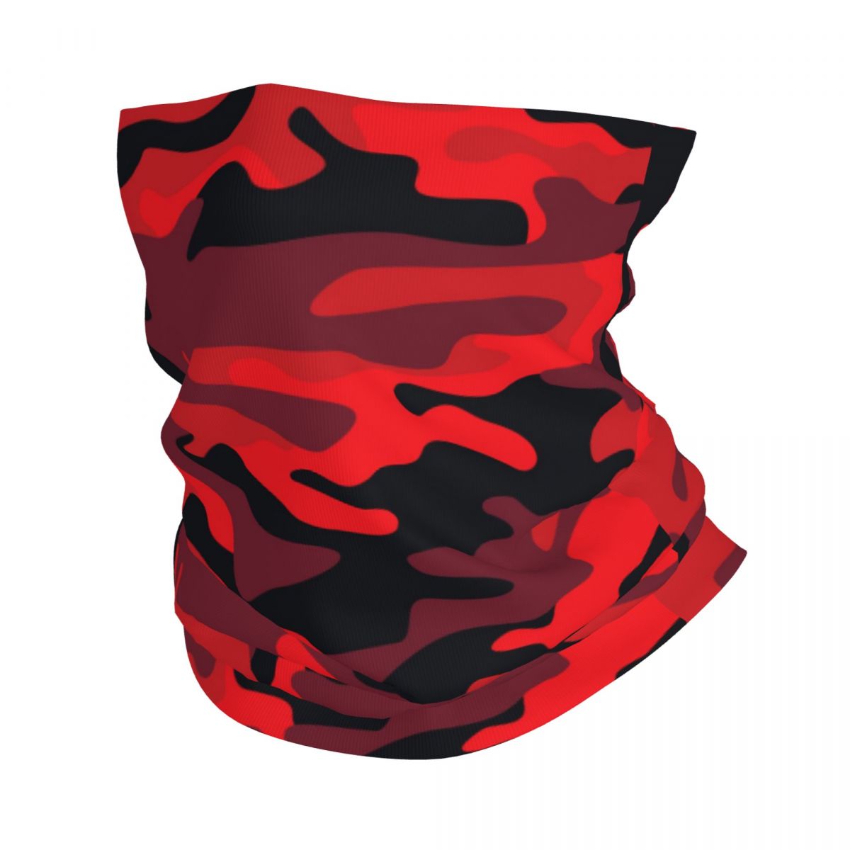 Balaclava Face Mask - Militaryy Red Camouflage Bandana Neck Gaiter