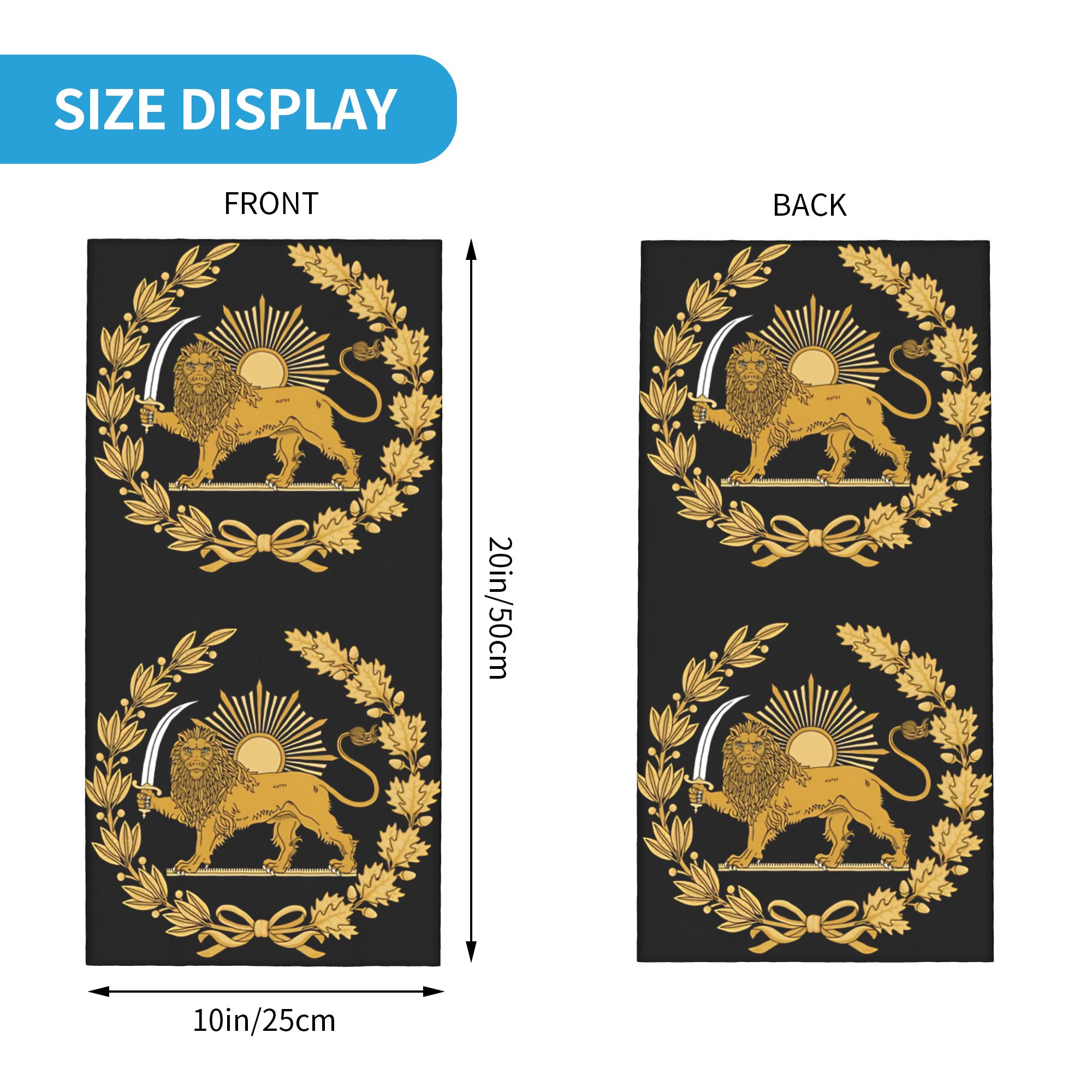 Lion and Sun Emblem of Persia  - Balaclava Face Mask บทวิจารณ์และราคา