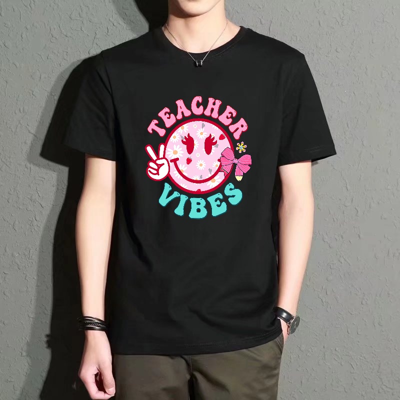 Men's Black Round-Neck Short-S - Street Fashion Vibes บทวิจารณ์และราคา