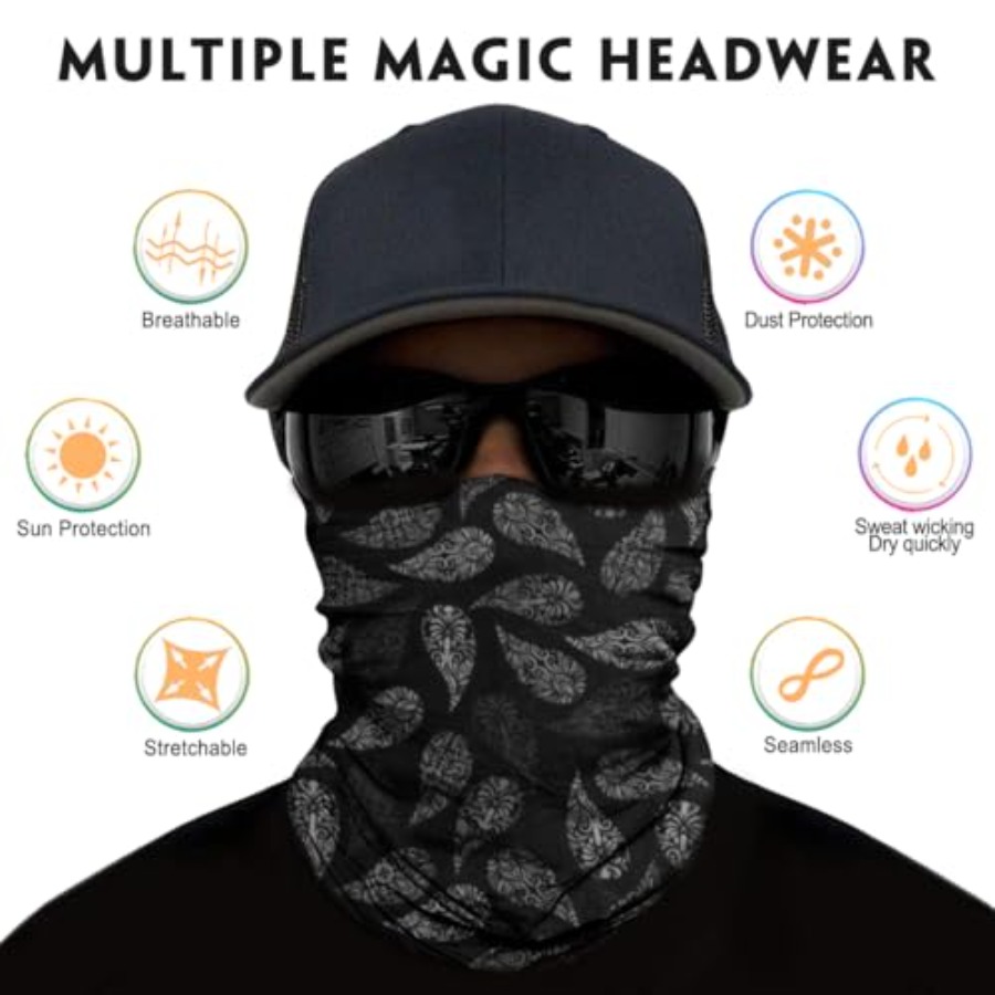 Neck Gaiter for Men Women Head - Balaclava Face Mask บทวิจารณ์และราคา