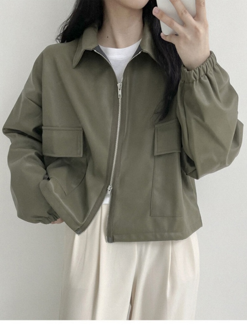 Alien Kitty Korea Solid Jacket - Street Fashion In Korea บทวิจารณ์และราคา