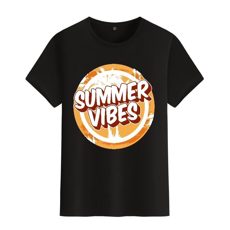 Men's Black Round-Neck Short-S - Street Fashion Vibes บทวิจารณ์และราคา