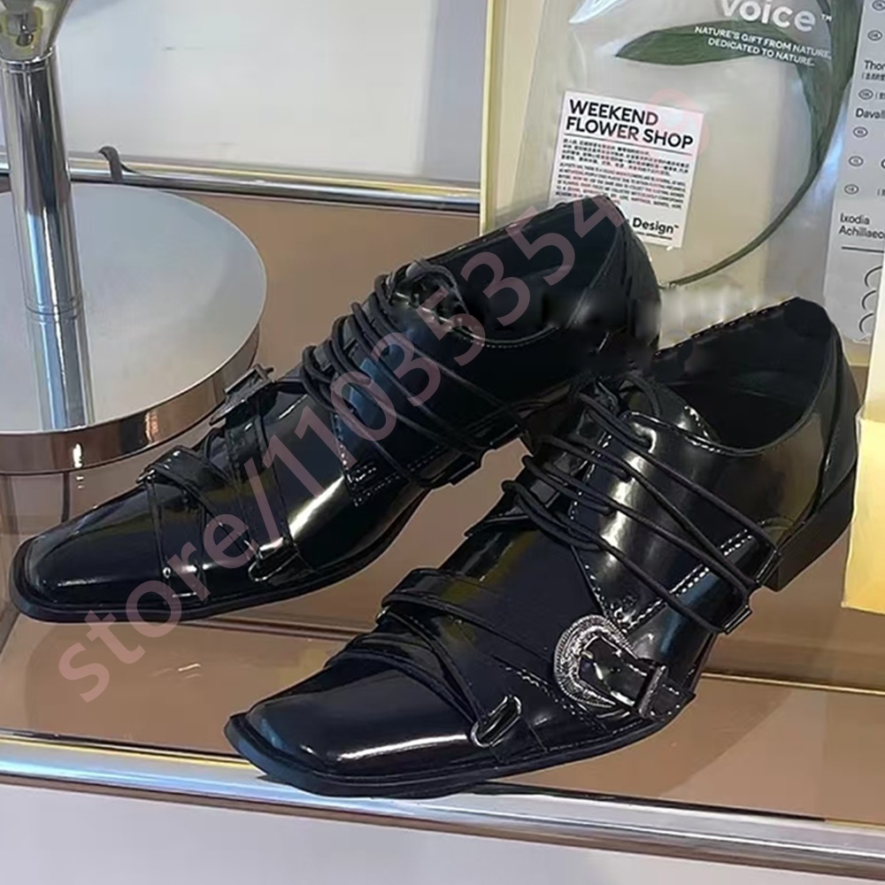 Black Pointed Toe Women's Thic - Street Fashion Men 2025 บทวิจารณ์และราคา