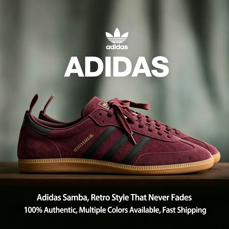 Adidas samba Trefoil Unisex Lo - Street Fashion Adidas บทวิจารณ์และราคา