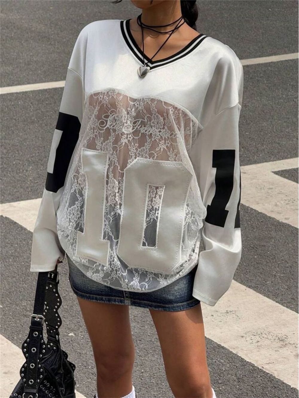 2026 New Summer Y2K Perspectiv - Girl Fashion Street บทวิจารณ์และราคา