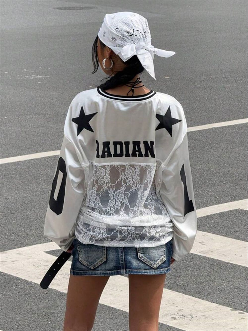 2026 New Summer Y2K Perspectiv - Girl Fashion Street บทวิจารณ์และราคา