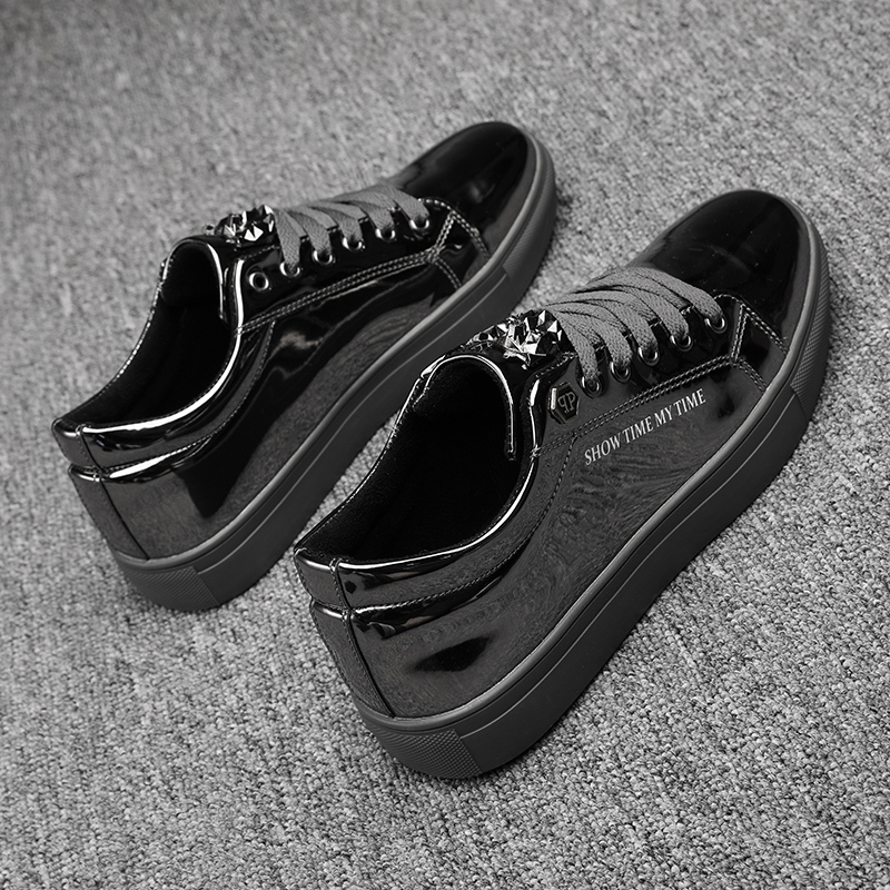 Luxury Men Casual Sneakers Blu - Street Fashion Walking บทวิจารณ์และราคา