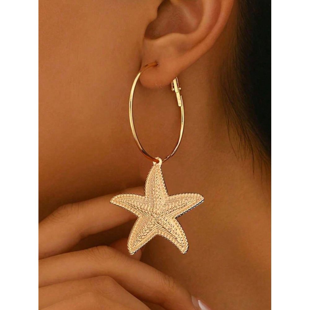 Ocean Style Star Earrings, Fas - Street Fashion Vibes บทวิจารณ์และราคา