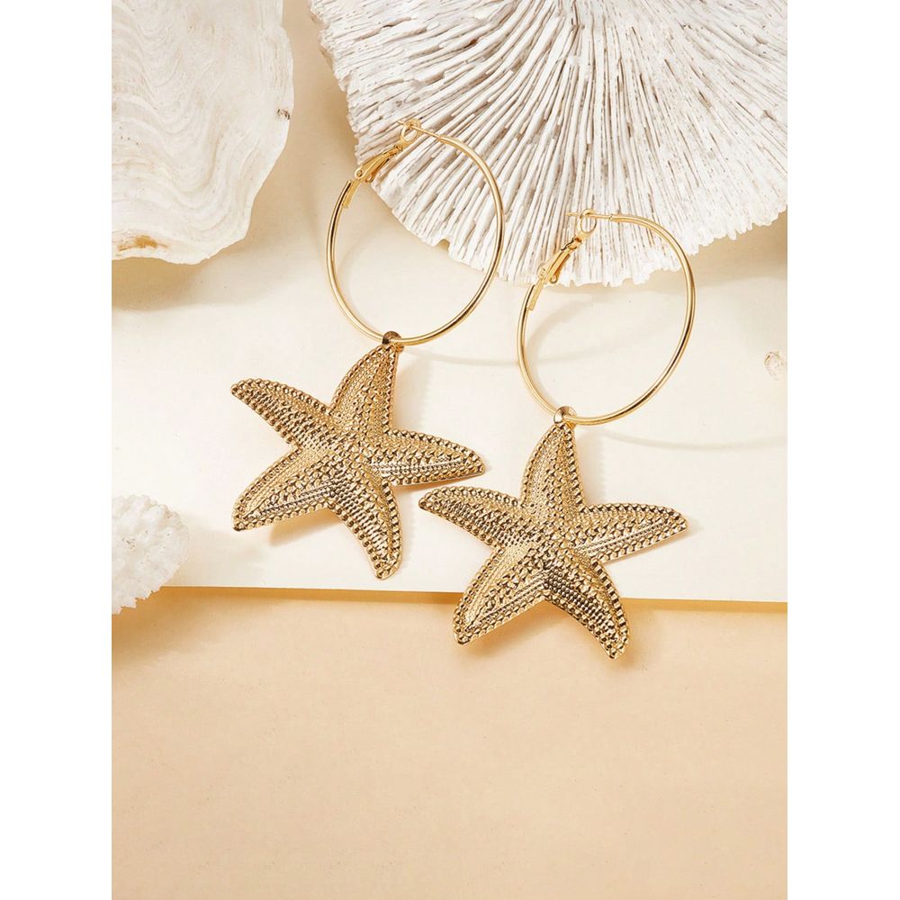 Ocean Style Star Earrings, Fas - Street Fashion Vibes บทวิจารณ์และราคา