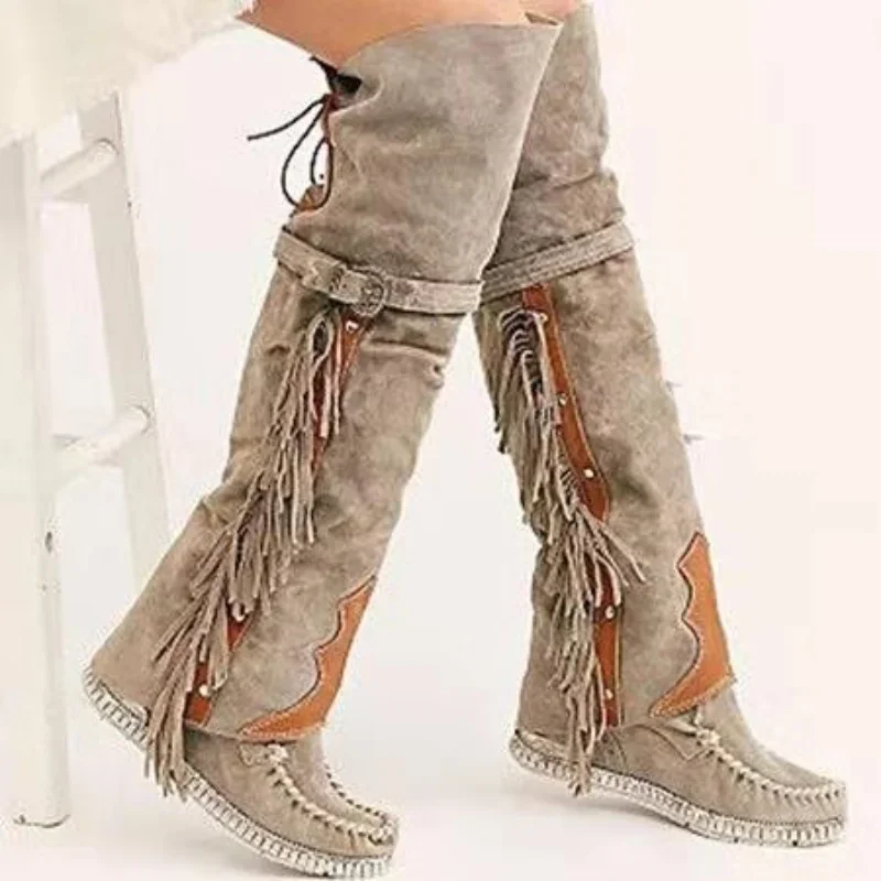 Fashion Bohemia Knee-length Wo - Girl Fashion Street บทวิจารณ์และราคา
