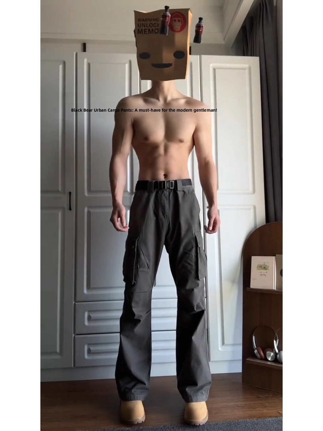 Men's Workwear Pants 3D Pocket - Street Fashion Walking บทวิจารณ์และราคา