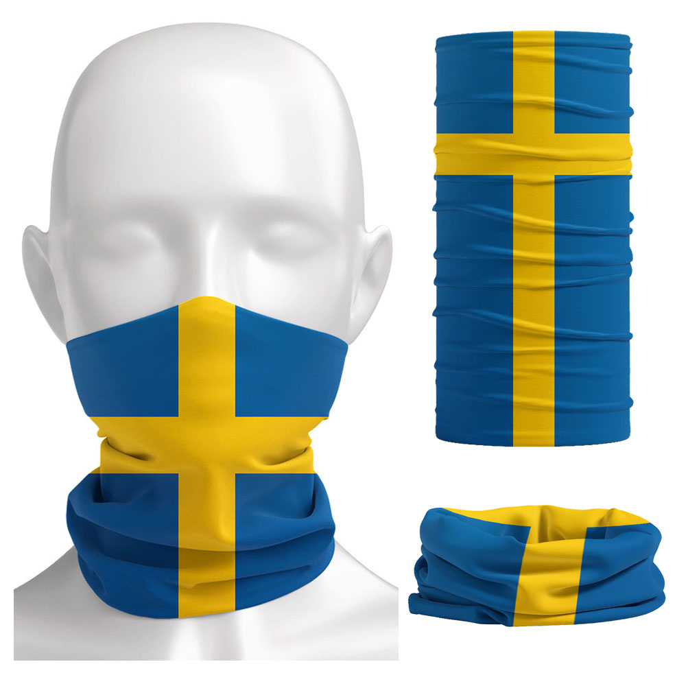 Sweden Flag Printed Bandana He - Balaclava Face Mask บทวิจารณ์และราคา