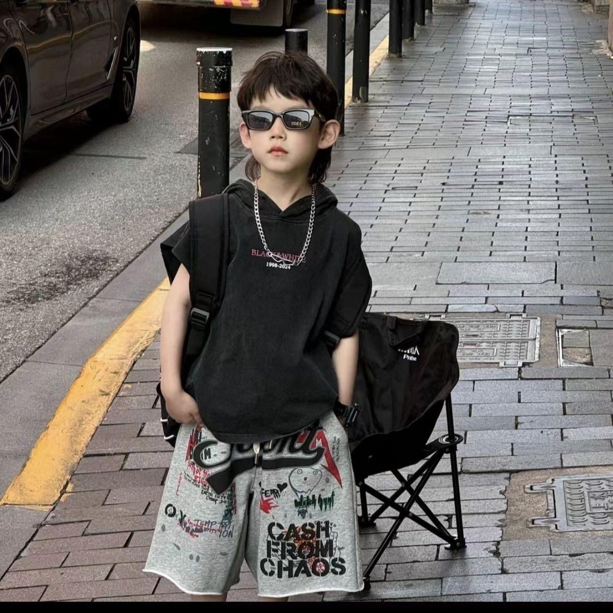 Children's Handsome Sets Boys  - Street Fashion In Korea บทวิจารณ์และราคา