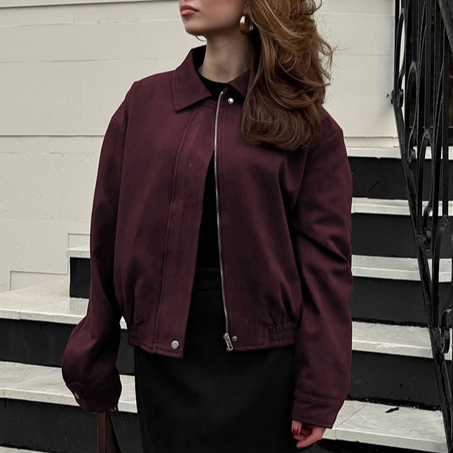 Fall Winter 2025 Wine Red Joke - Street Fashion Fall 2025 บทวิจารณ์และราคา