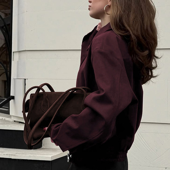 Fall Winter 2025 Wine Red Joke - Street Fashion Fall 2025 บทวิจารณ์และราคา