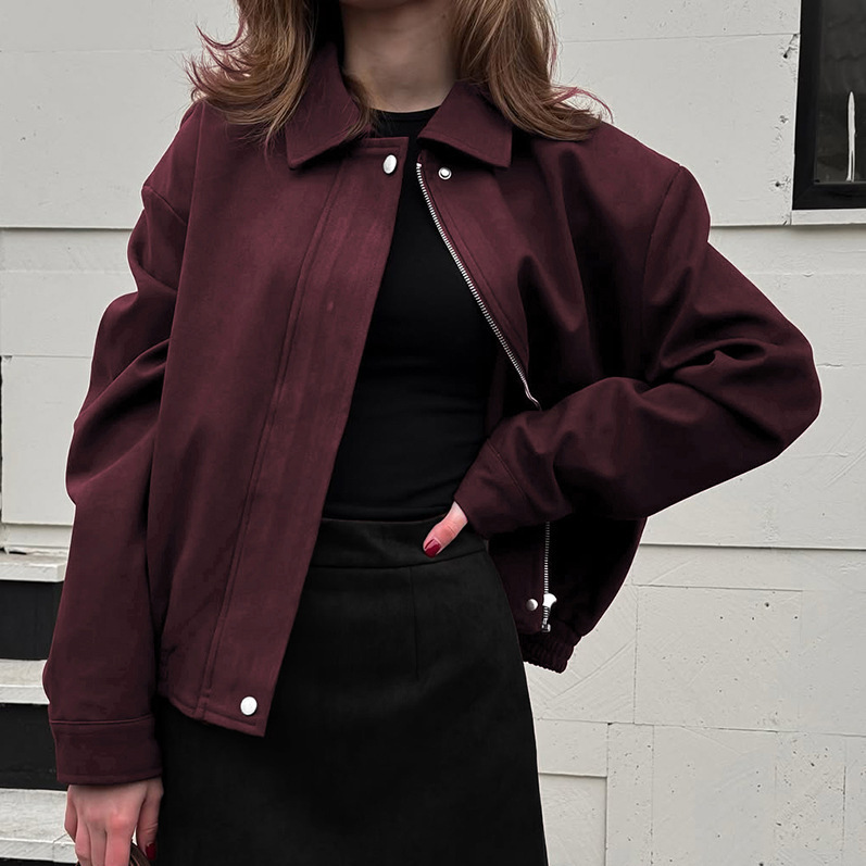 Fall Winter 2025 Wine Red Joke - Street Fashion Fall 2025 บทวิจารณ์และราคา