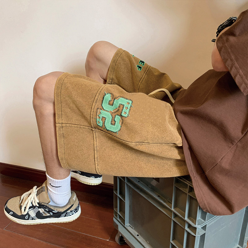 Retro American Denim Shorts Me - Street Fashion Vibes บทวิจารณ์และราคา