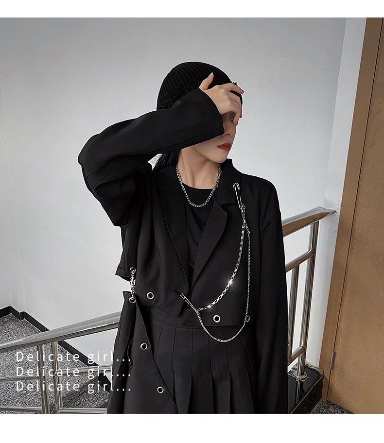 Punk Pendant Double Pin Clip C - Street Fashion In Korea บทวิจารณ์และราคา