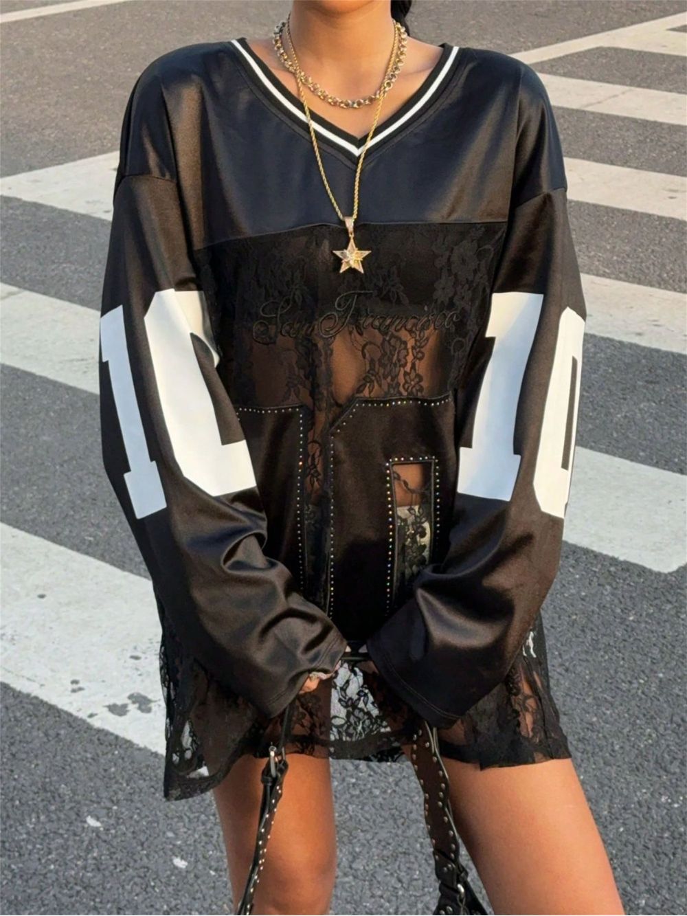 2026 New Summer Y2K Perspectiv - Girl Fashion Street บทวิจารณ์และราคา