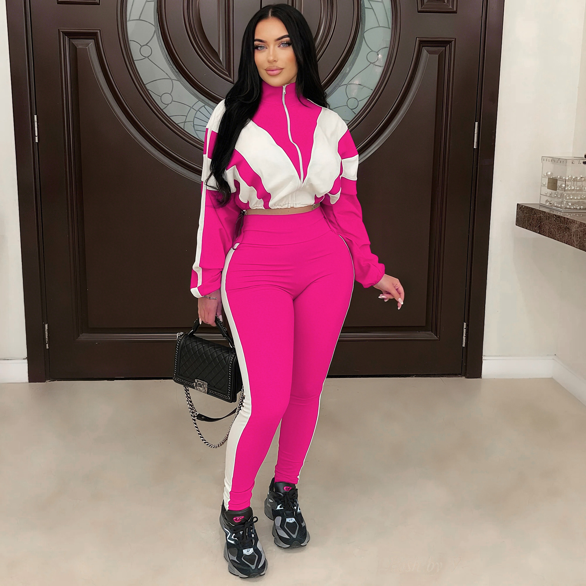Casual Womens Set Zipper Jacke - Street Fashion Fall 2025 บทวิจารณ์และราคา