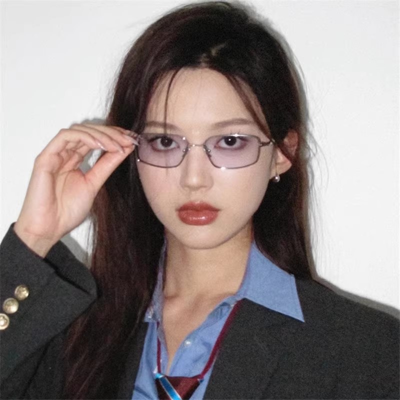 Korea Square Light Colored Sun - Street Fashion In Korea บทวิจารณ์และราคา