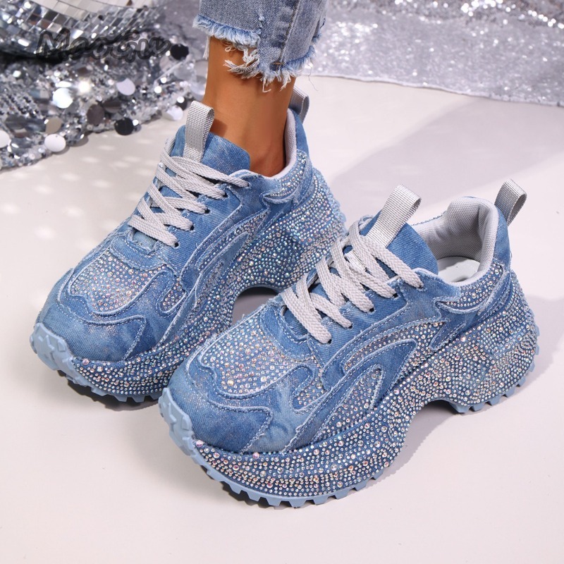 Fashion Rhinestone Women's Chu - Street Fashion Ladies บทวิจารณ์และราคา