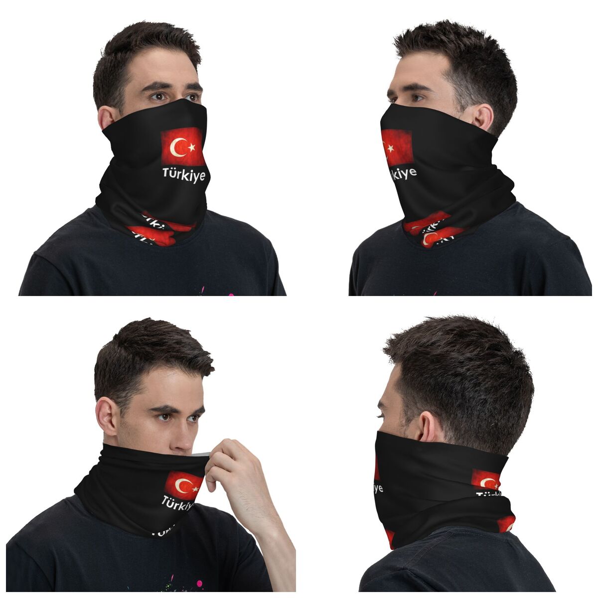 Turkiye Turkey Flag Gift Desig - Balaclava Face Mask บทวิจารณ์และราคา