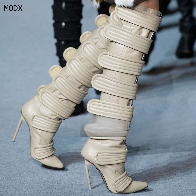 2026 Pointed Toe Knee-high Boo - Street Fashion Rome 2026 บทวิจารณ์และราคา