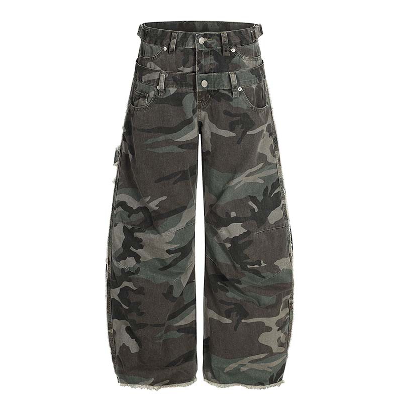 Men's Fashion Camouflage Cargo - Street Fashion Vibes บทวิจารณ์และราคา