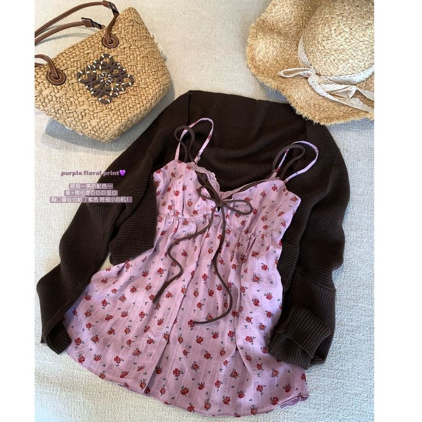 Sweet Floral Sling Y2k Punk Vi - Street Fashion In Korea บทวิจารณ์และราคา