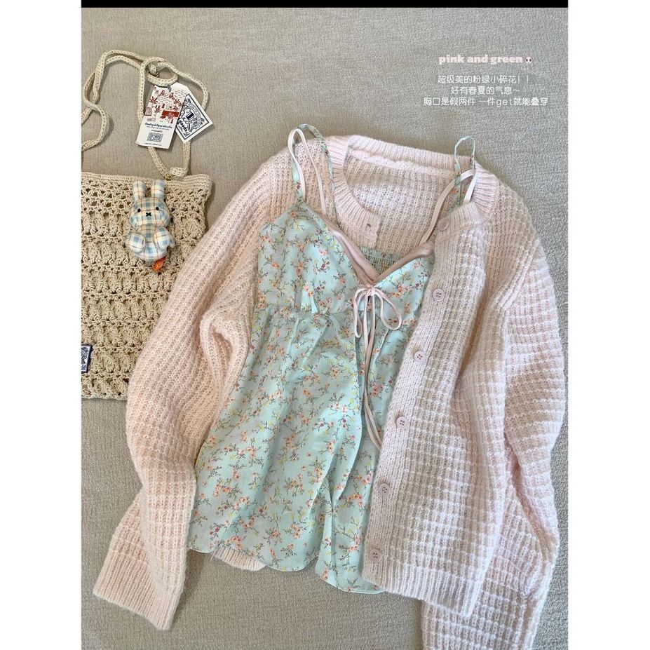 Sweet Floral Sling Y2k Punk Vi - Street Fashion In Korea บทวิจารณ์และราคา