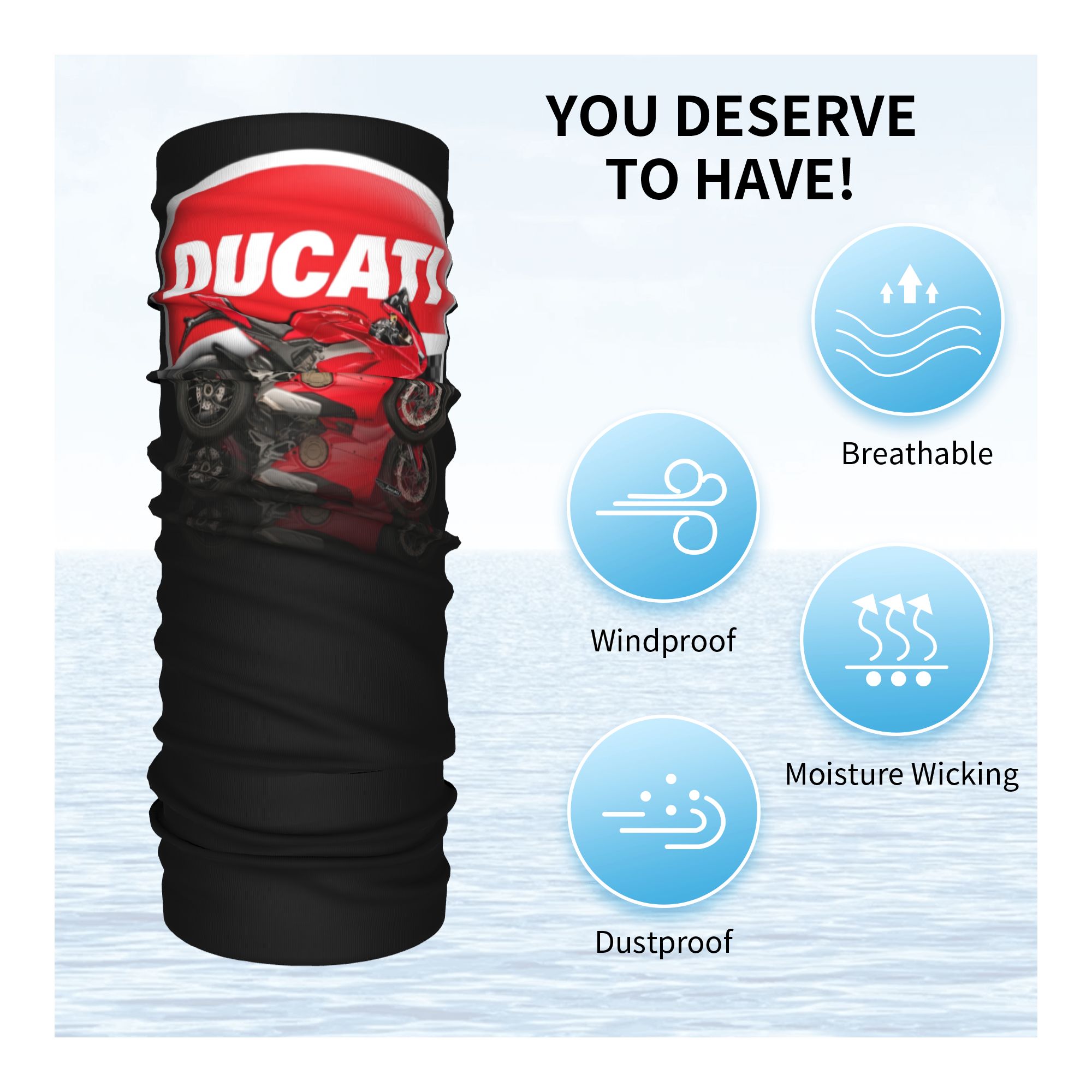 Custom Speed Ducatis Racing Ba - Balaclava Face Mask บทวิจารณ์และราคา