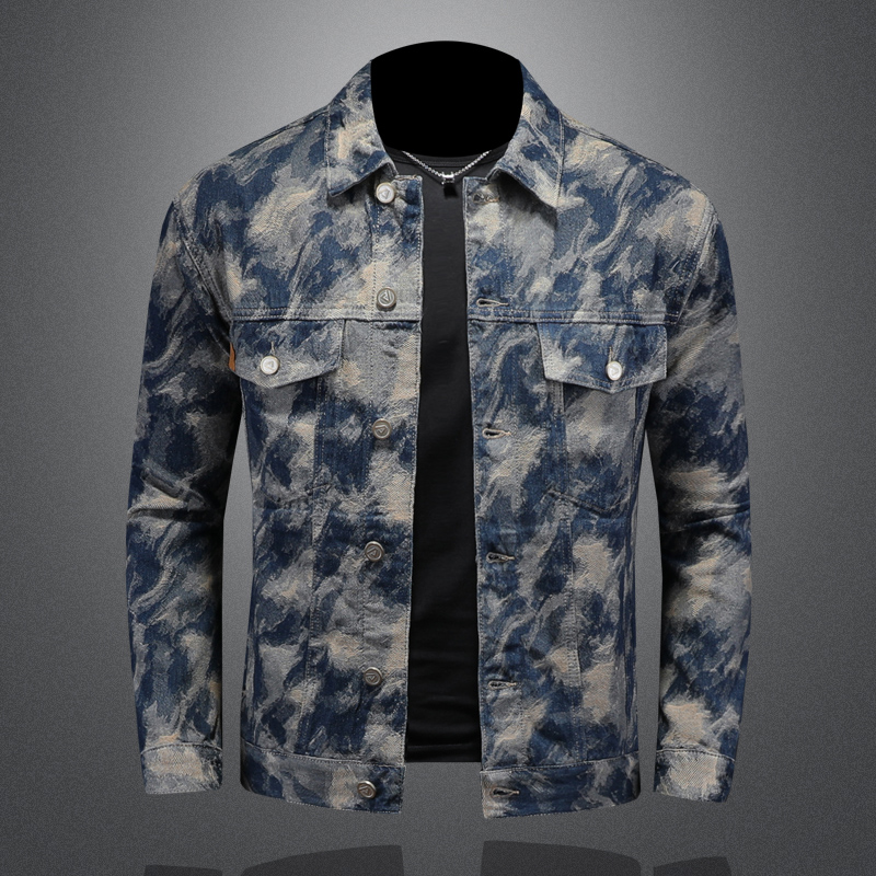 2025 Spring Vintage Denim Jack - Street Fashion Men 2025 บทวิจารณ์และราคา