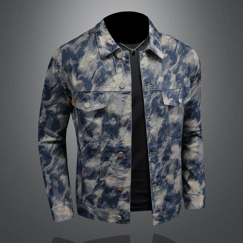 2025 Spring Vintage Denim Jack - Street Fashion Men 2025 บทวิจารณ์และราคา