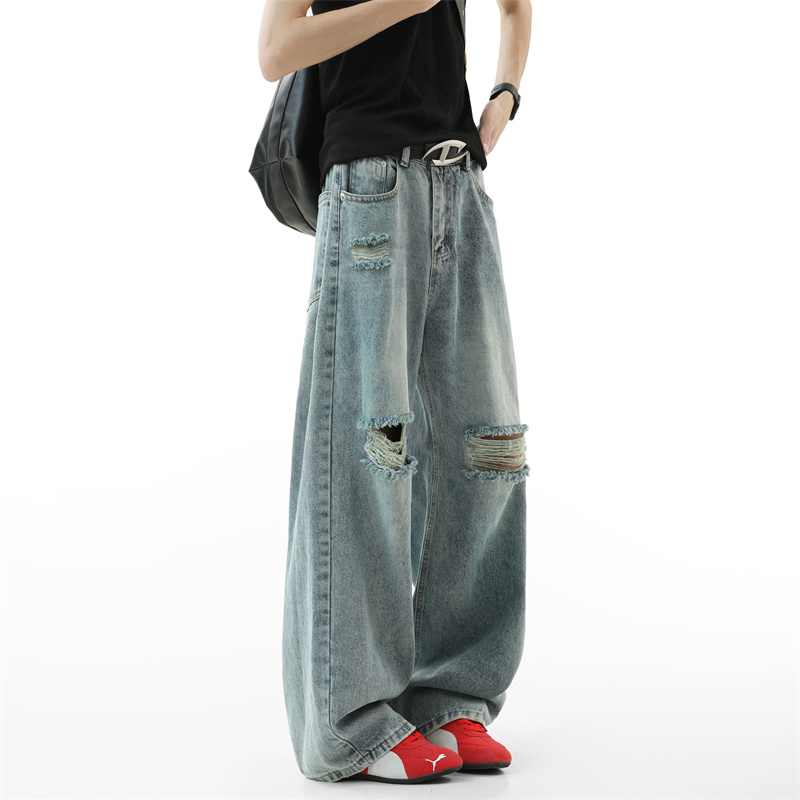 Ripped Jeans Men 2025 Autumn N - Street Fashion Fall 2025 บทวิจารณ์และราคา