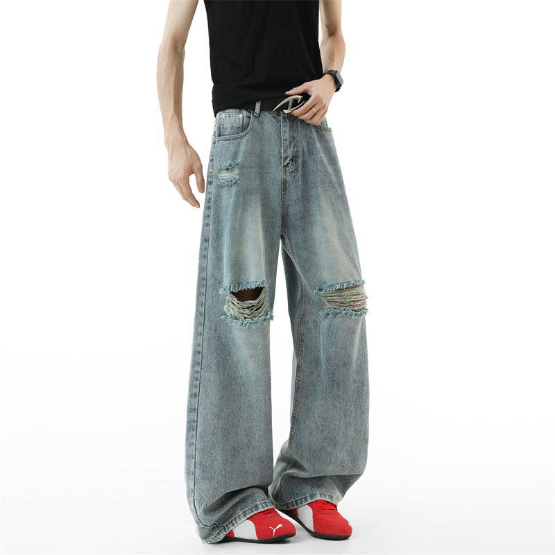 Ripped Jeans Men 2025 Autumn N - Street Fashion Fall 2025 บทวิจารณ์และราคา