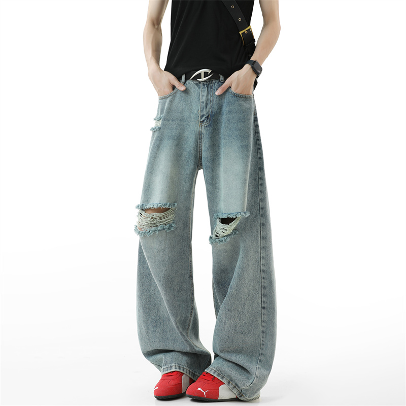 Ripped Jeans Men 2025 Autumn N - Street Fashion Fall 2025 บทวิจารณ์และราคา