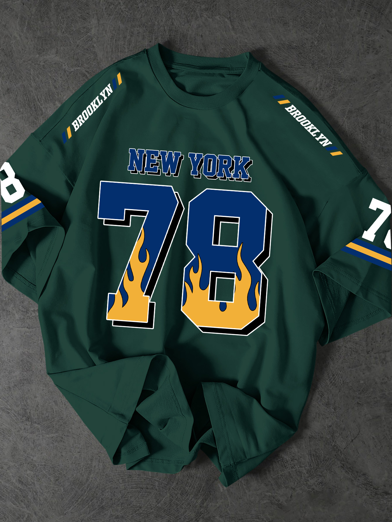 Men's American Retro New York  - Street Style New York Fashion บทวิจารณ์และราคา