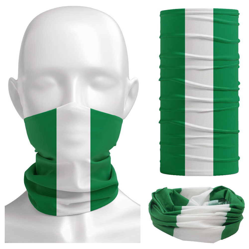 Nigeria Flag Bandanna Women Ne - Balaclava Face Mask บทวิจารณ์และราคา