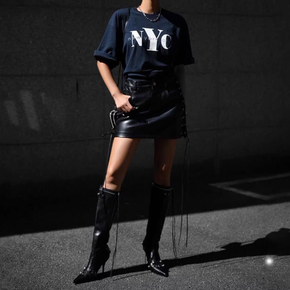American Retro Style New York  - Street Style New York Fashion บทวิจารณ์และราคา