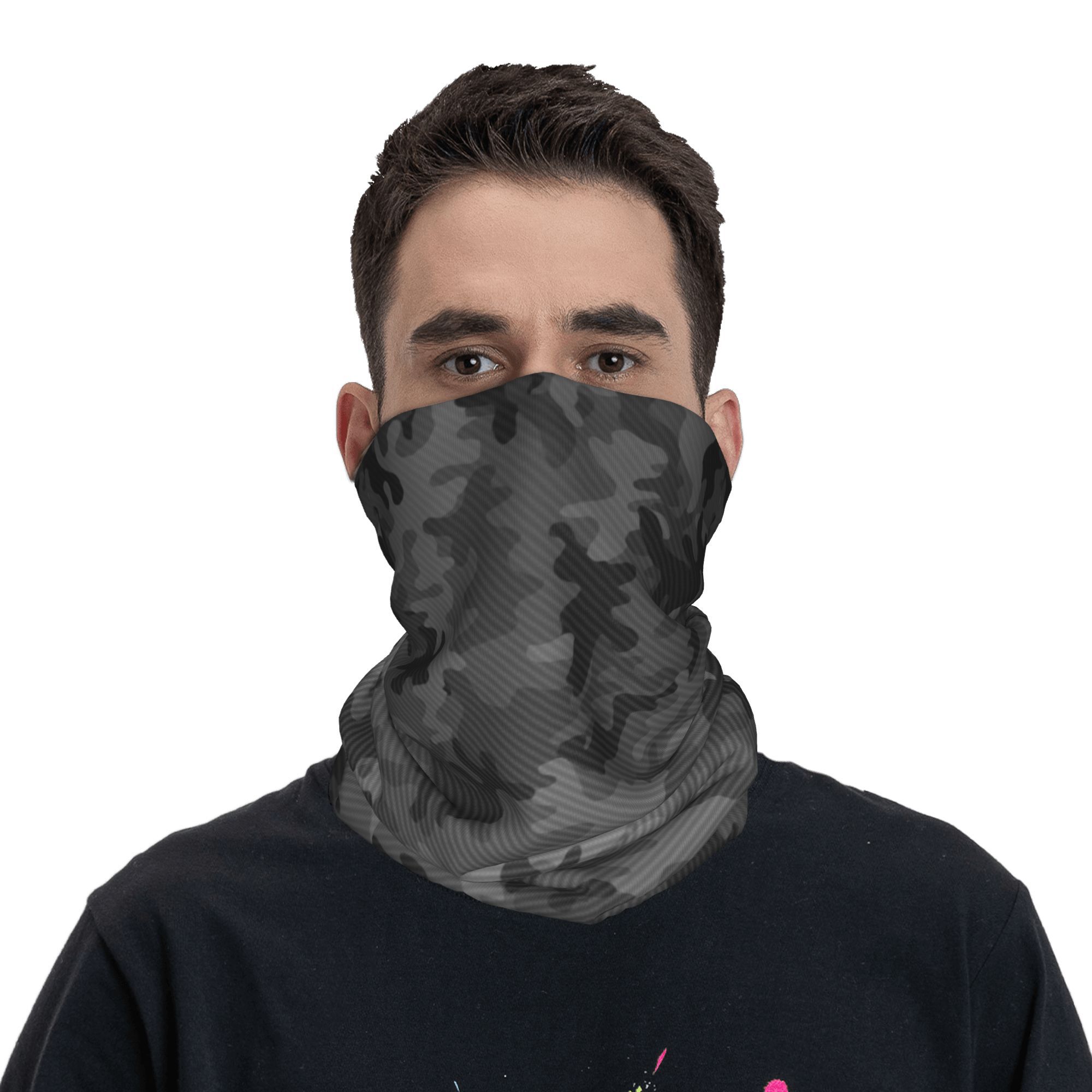 Custom Carbon Camo Bandana Nec - Balaclava Face Mask บทวิจารณ์และราคา