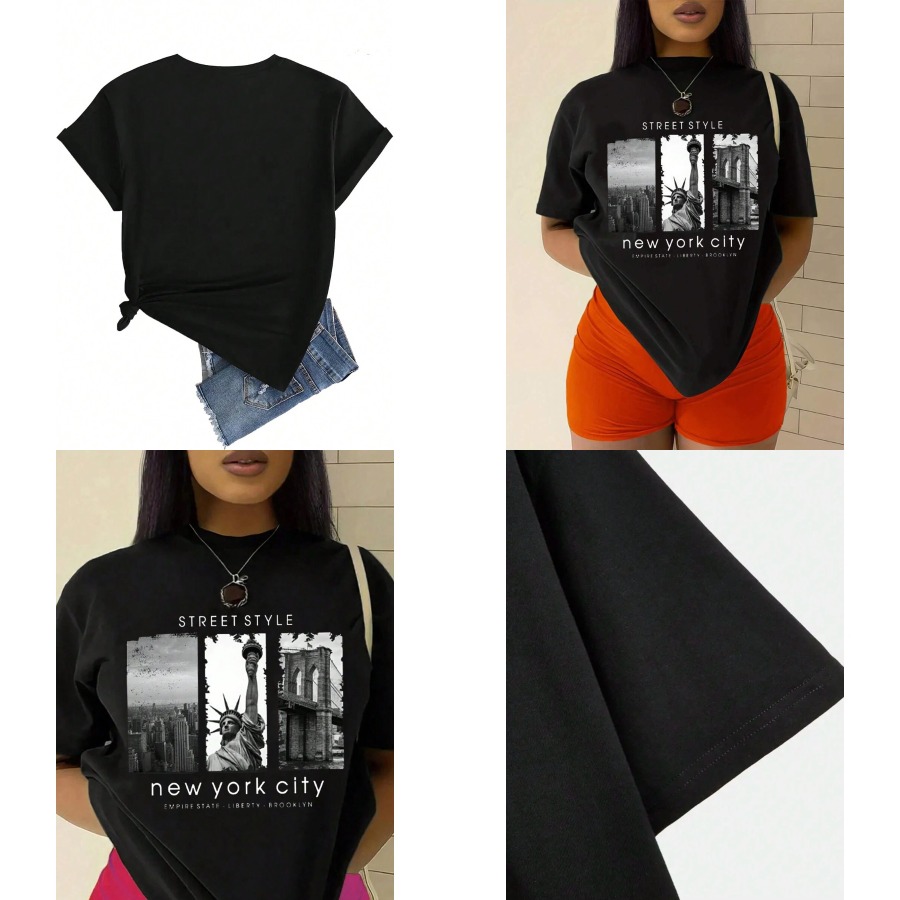 【New style】 Pattern Printed Sh - Street Style New York Fashion บทวิจารณ์และราคา
