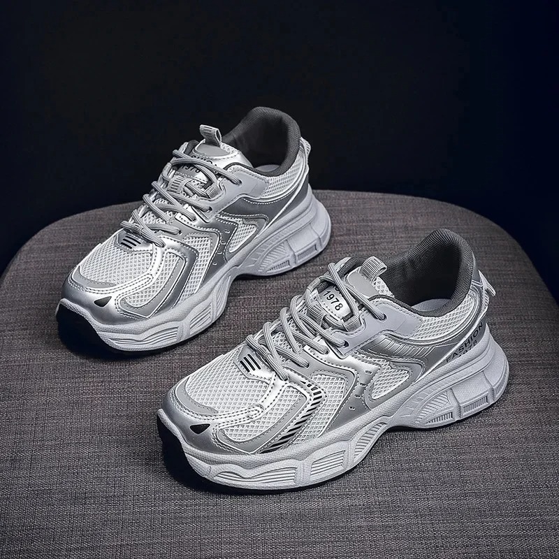 2026 New Women Chunky Sneaker  - Street Fashion Ladies บทวิจารณ์และราคา