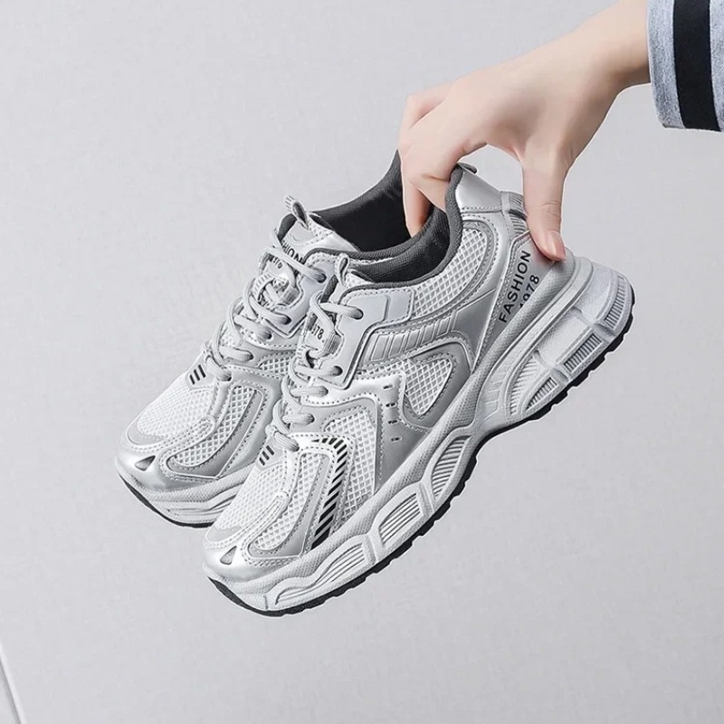 2026 New Women Chunky Sneaker  - Street Fashion Ladies บทวิจารณ์และราคา