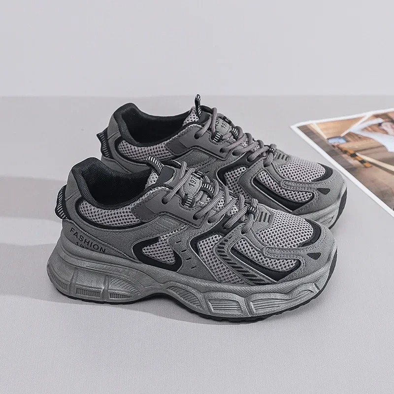 2026 New Women Chunky Sneaker  - Street Fashion Ladies บทวิจารณ์และราคา