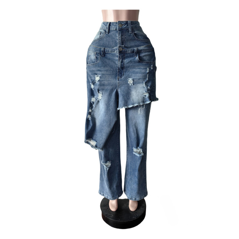Fashion Denim Pants Women Stre - Street Fashion Fall 2025 บทวิจารณ์และราคา