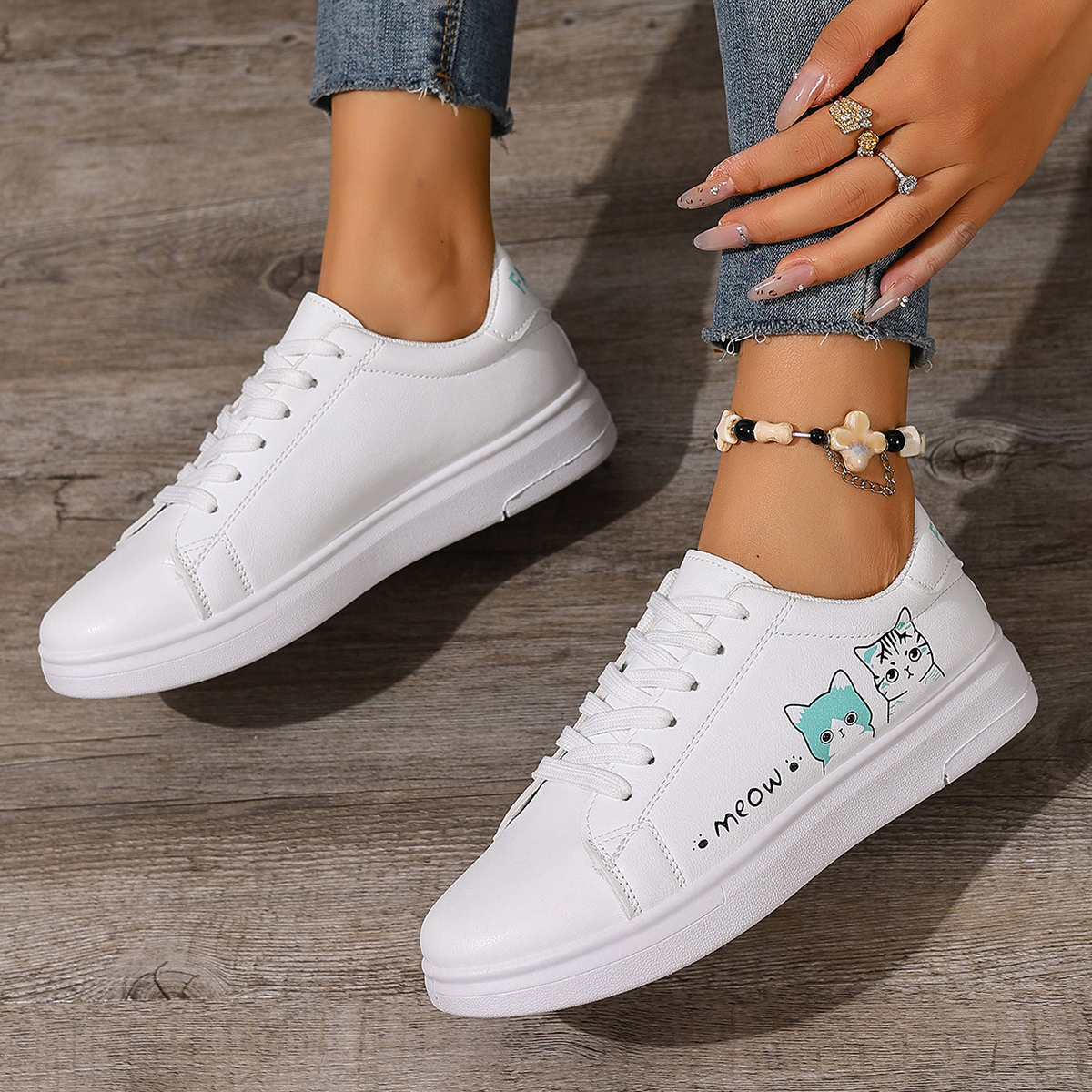 Women Sneakers Fashion Breathb - Street Fashion Ladies บทวิจารณ์และราคา