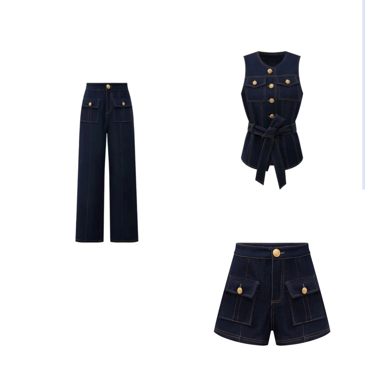 Y2K 2026 new button retro jean - Street Fashion Trends 2026 บทวิจารณ์และราคา