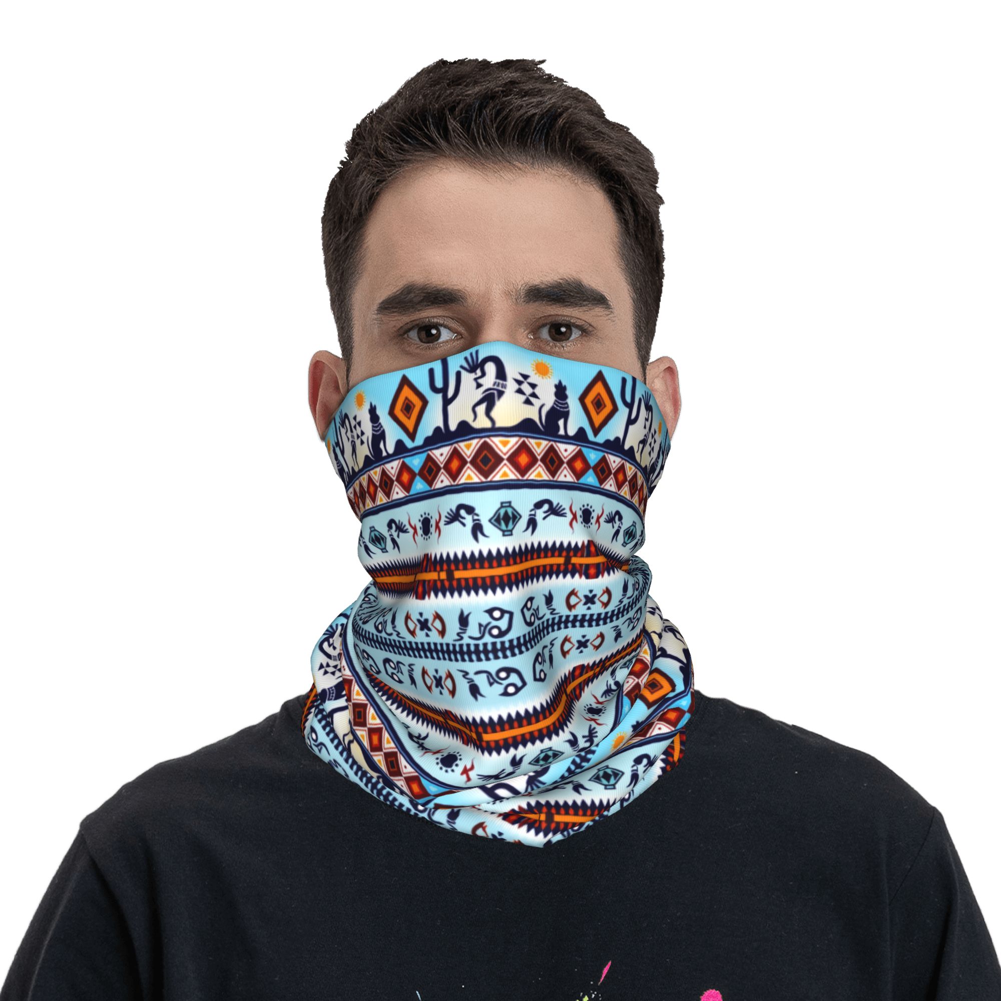 Custom Kokopelli Hohokam Treas - Balaclava Face Mask บทวิจารณ์และราคา